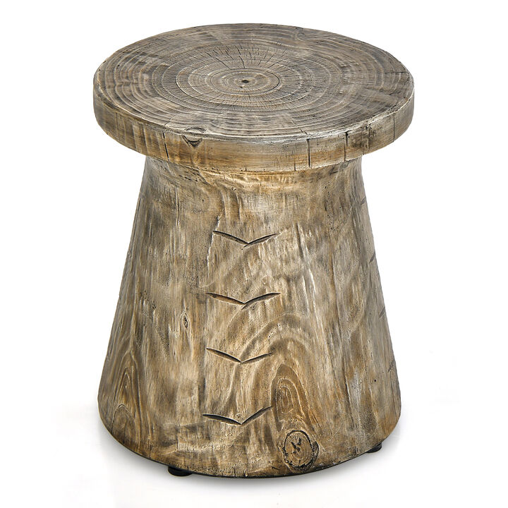 Weather Resident Rock End Table