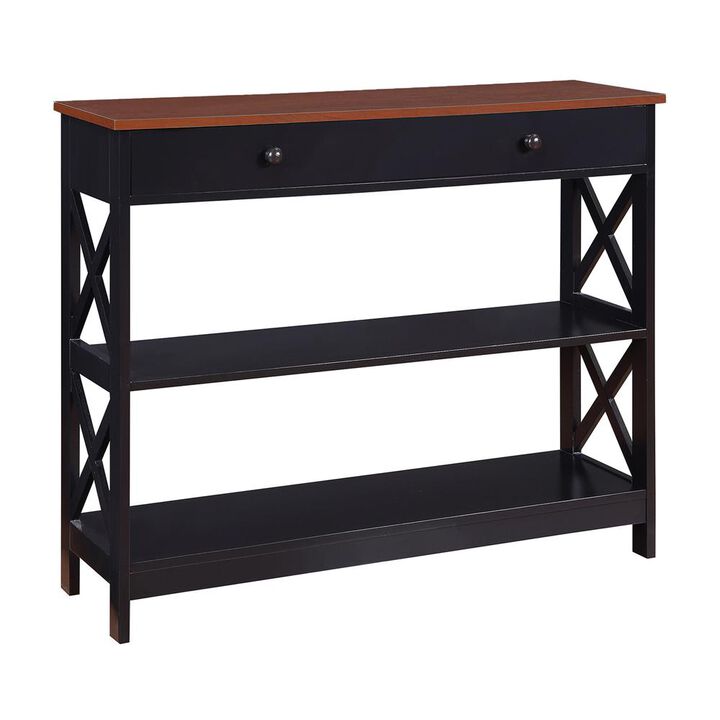 Convience Concept, Inc. Oxford 1 Drawer Console Table with Shelves