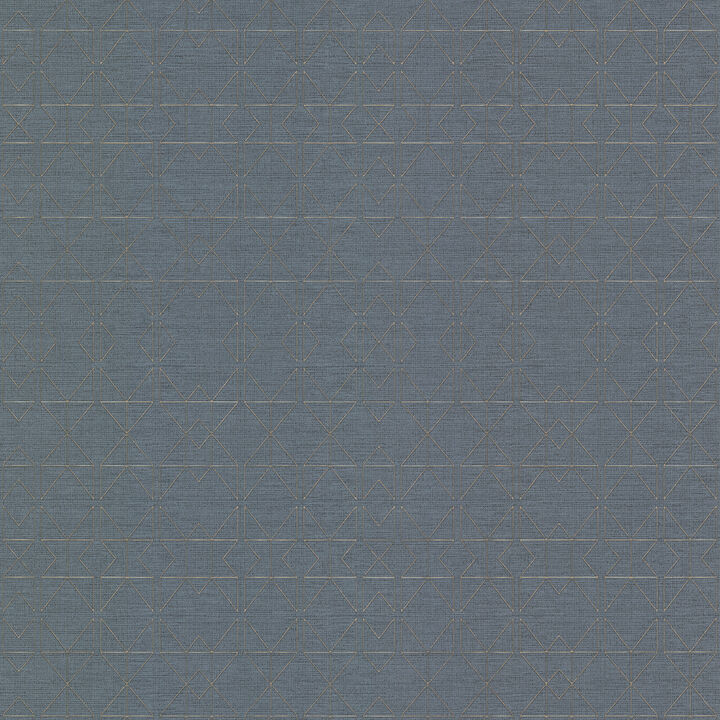 Paititi Denim Diamond Trellis Wallpaper (Set of 2)