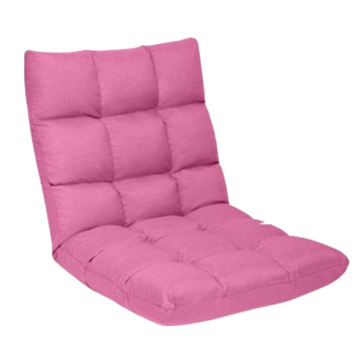 Hivvago 14-Position Adjustable Folding Lazy Gaming Sofa