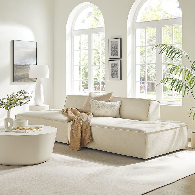Restore 2-Piece Performance Fabric Upholstered Modular Loveseat image number 7