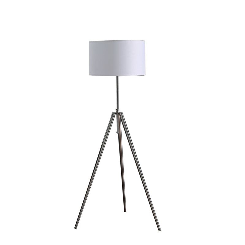 Streamdale Sleek Tripod Floor Lamp (47''-64'') in Chrome image number 1