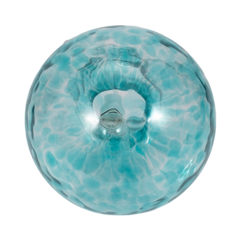 11" Spotted Mushroom Lamp, Seafoam image number 4