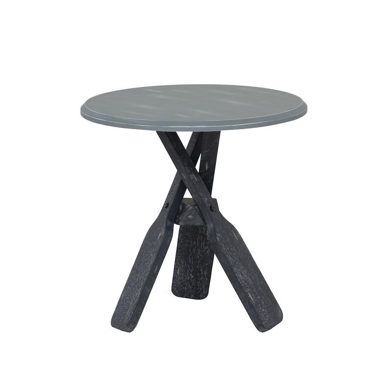 Linon Omar Side Table Grey image number 0