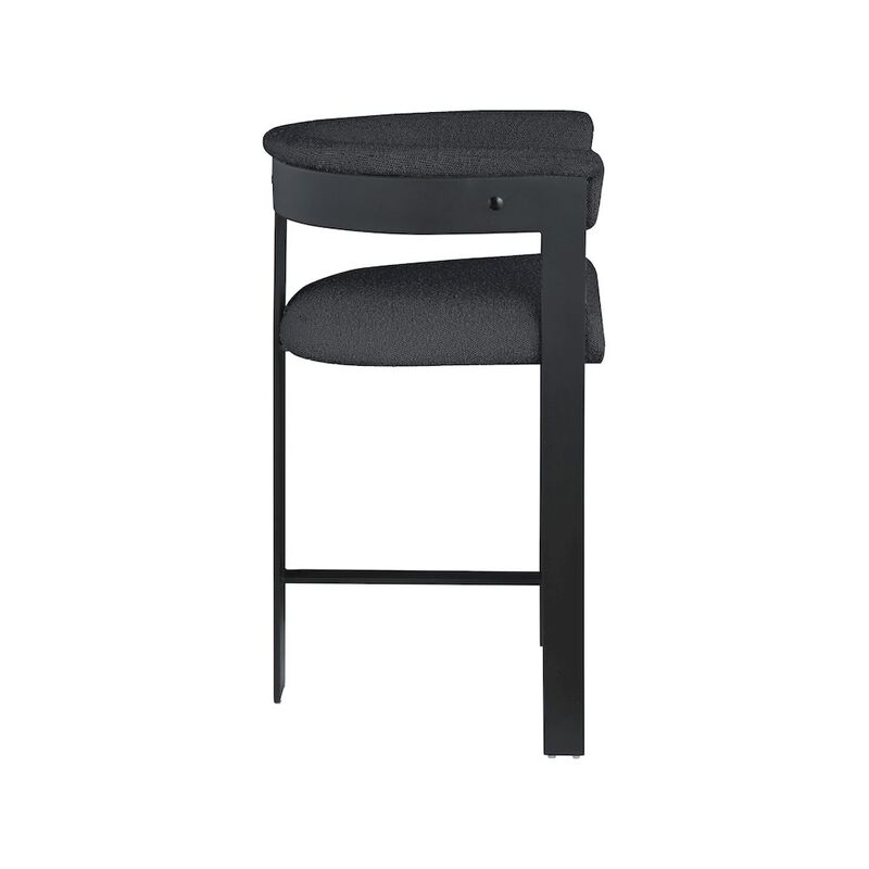 Meridian Furniture Romeo Vegan Leather Counter Stool, Set of 2