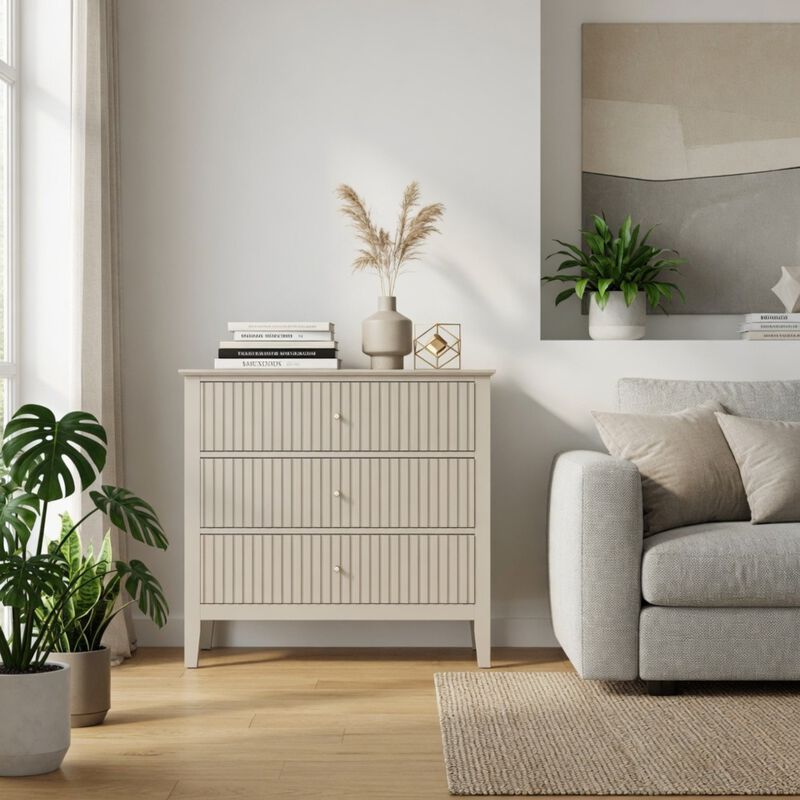 Bekkig Modern 3-Drawer Dresser image number 1