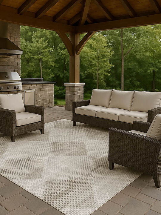 Trevi TV4 Gray 10' x 14' Rug