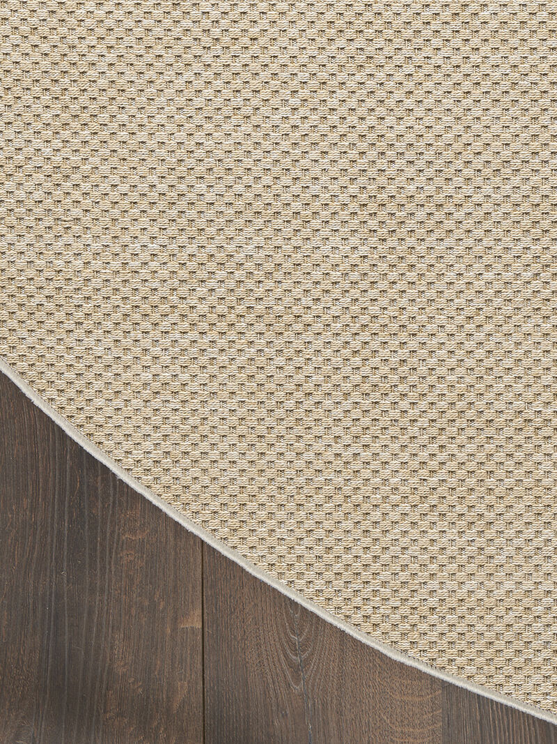 Tulum TLM03 Taupe 8' x Round Rug