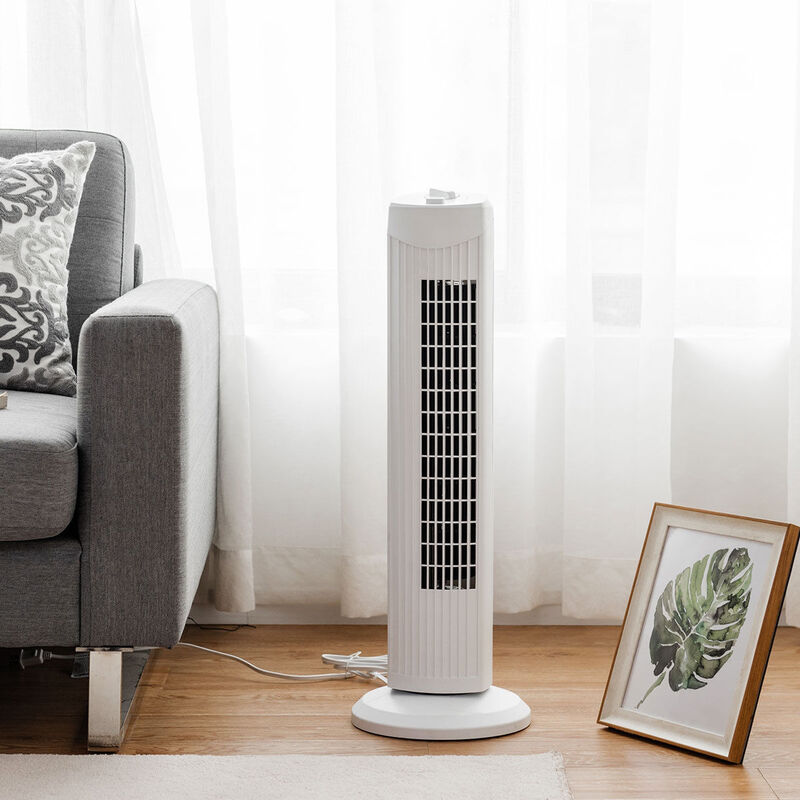Fantask Quiet Bladeless Oscillating Tower Fan