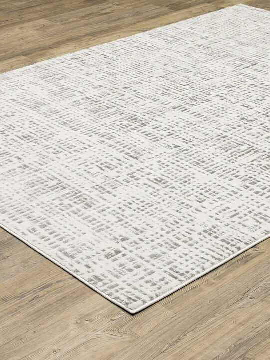 Montecito 3'3" x 5' White Rug