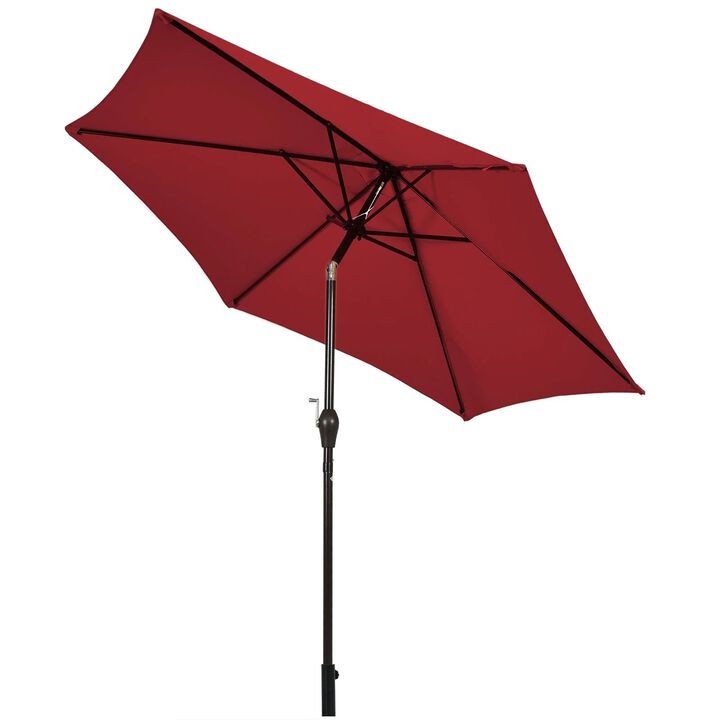 Mondawe 10 Feet Outdoor Patio Umbrella with Tilt Adjustment and Crank