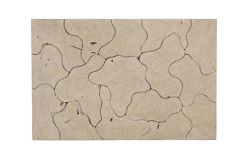 Teak Slice Rectangle Coffee Table image number 2