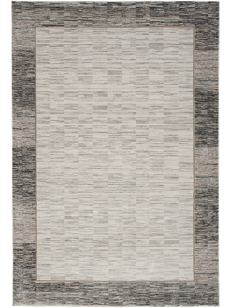 Desire DSR02 Gray/Black 5'3" x 7'3" Rug