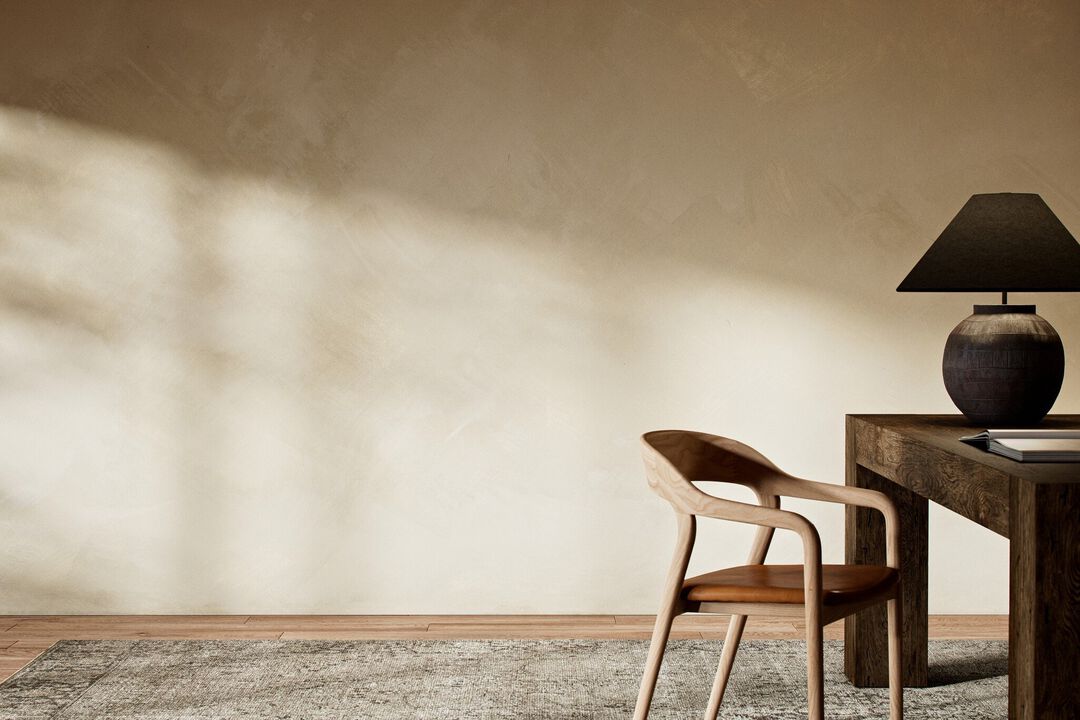 Limewash Mural by FH Art Studio - Limewash Cream