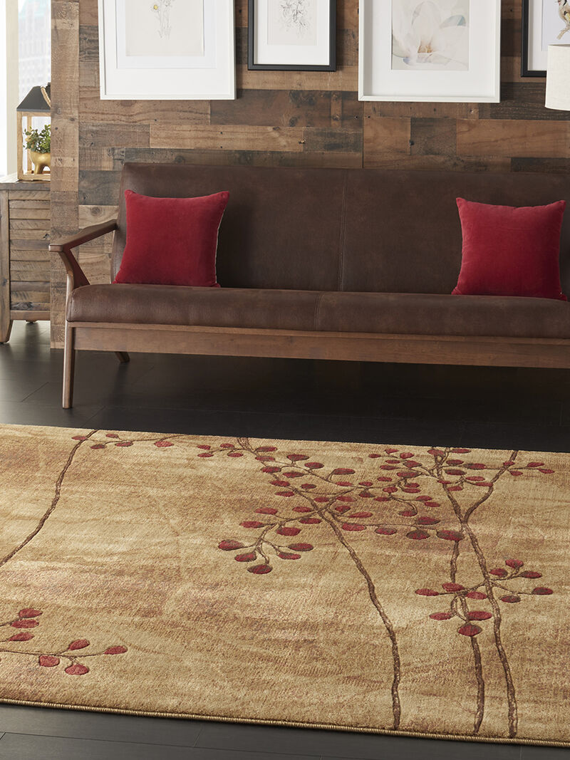 Somerset ST74 Latte 7'9" x Round Rug