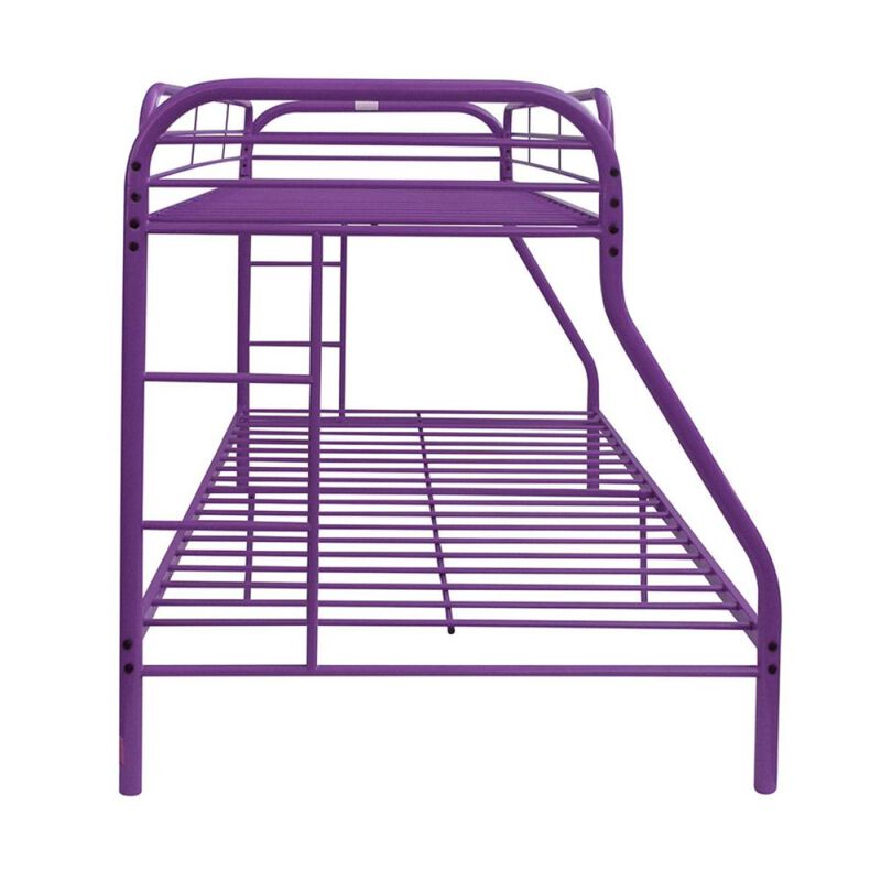 Tritan Bunk Bed (Twin/Full) in Purple