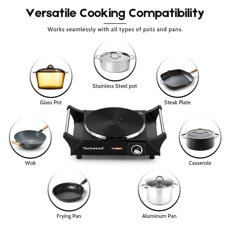Hot Plate - Electric Stove for Cooking image number 3