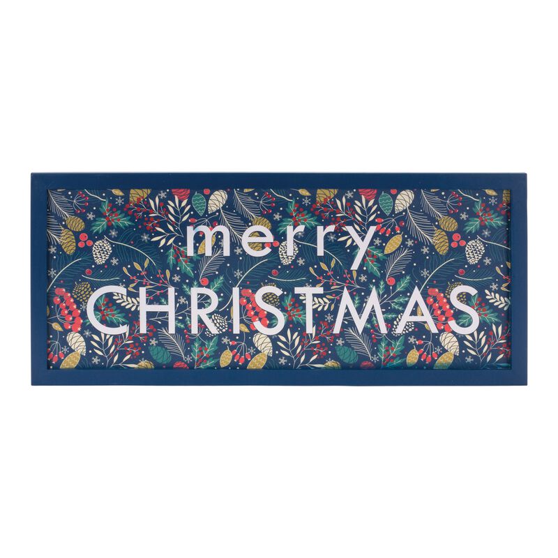 Merry Christmas Wooden Sign for Festive Seasonal Display