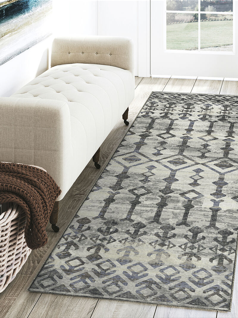 Brisbane BR8 Silver 2'3" x 7'6" Rug