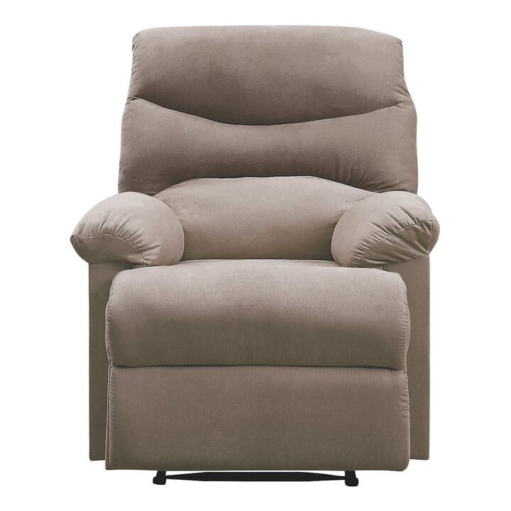 Plethoria Home Pillow Top Arms Recliner with Tufted Back