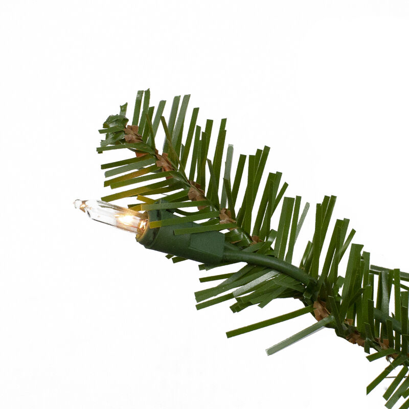 7' Pre-Lit Medium Alpine Artificial Christmas Tree  Clear Lights image number 3
