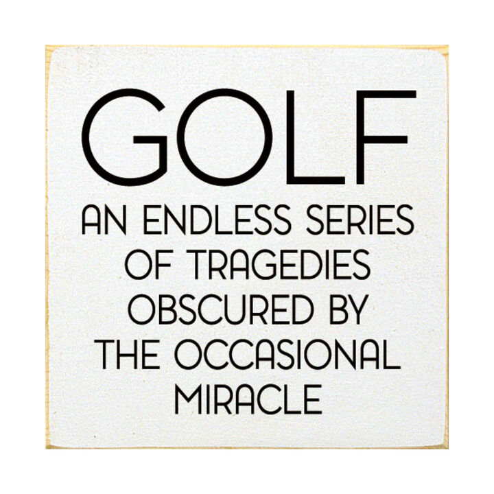 Golf Funny Wooden Sign Rustic Golf Wall Decor Gift for Golf Lovers
