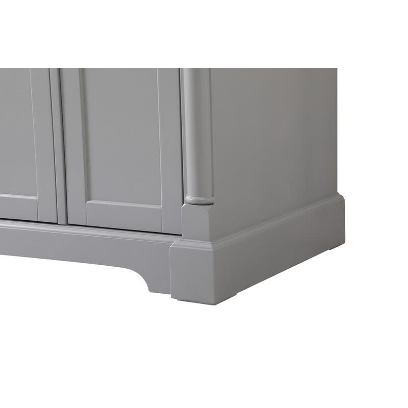 Elegant Kitchen and Bath 48 inch Single bathroom vanity in  Grey