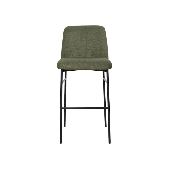 New Classic Furniture Erik Metal & Fabric Bar Chair (Set of 2)