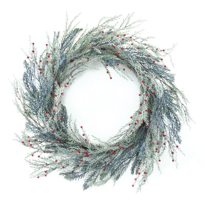 Pine Wreath for Holiday and Winter Home Décor