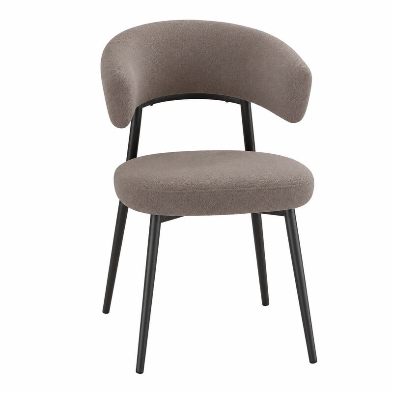 Modern Velvet Dining Chair Set of 4 image number 0