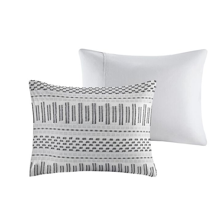 Belen Kox Charcoal Jacquard Comforter Mini Set, Belen Kox