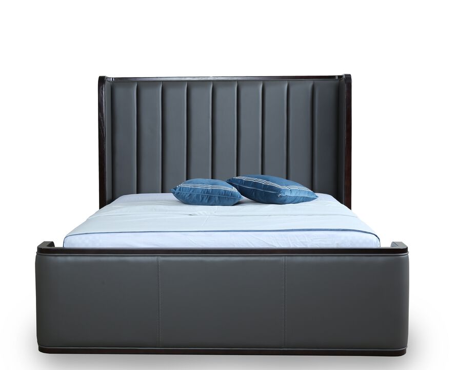 Kingdom Gray Queen Bed