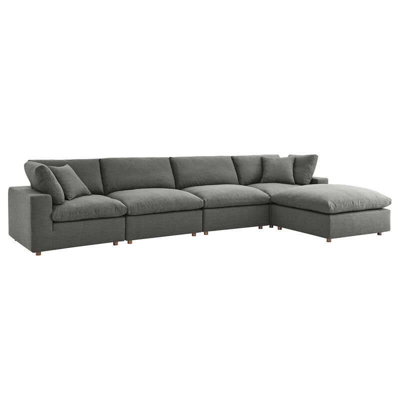 Commix Down Filled Overstuffed 5 Piece Sectional Sofa Set image number 0