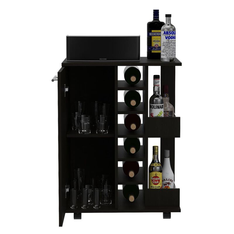Magda Bar Cart Black Wengue