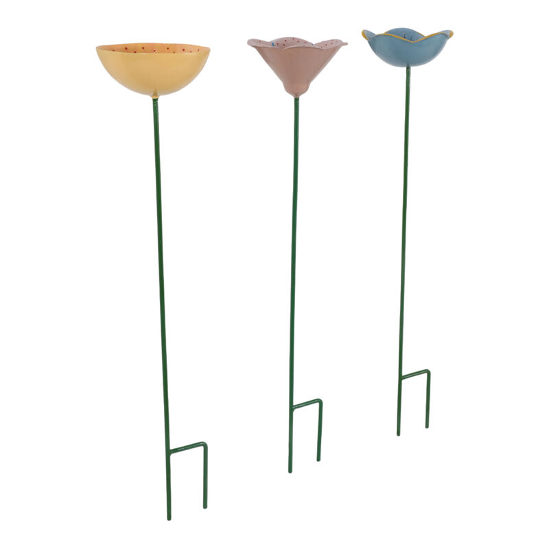 S/3 Flower Bee Cups, Multi image number 2