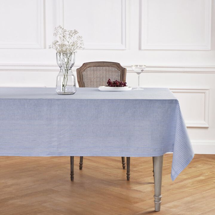 Linen Tablecloth - Narrow Stripe