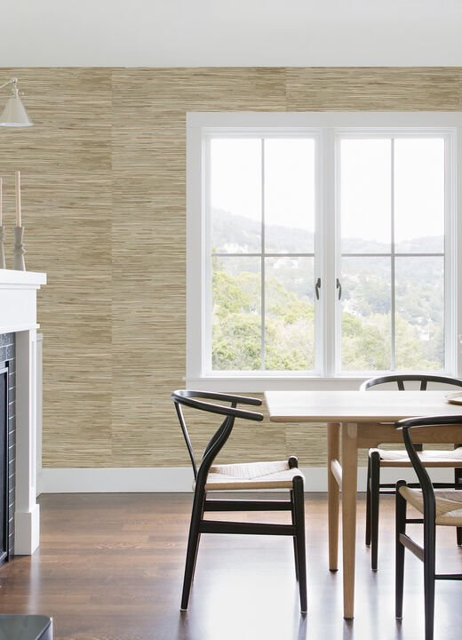 Sogen Neutral Knotted Grasscloth Wallpaper (Set of 2)