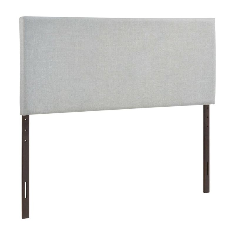 Upholstered Queen Headboard in Neutral Fabric, Durable Frame, Stylish Design image number 0