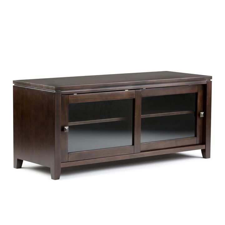 Galdku Sliding Glass Doors TV Stand