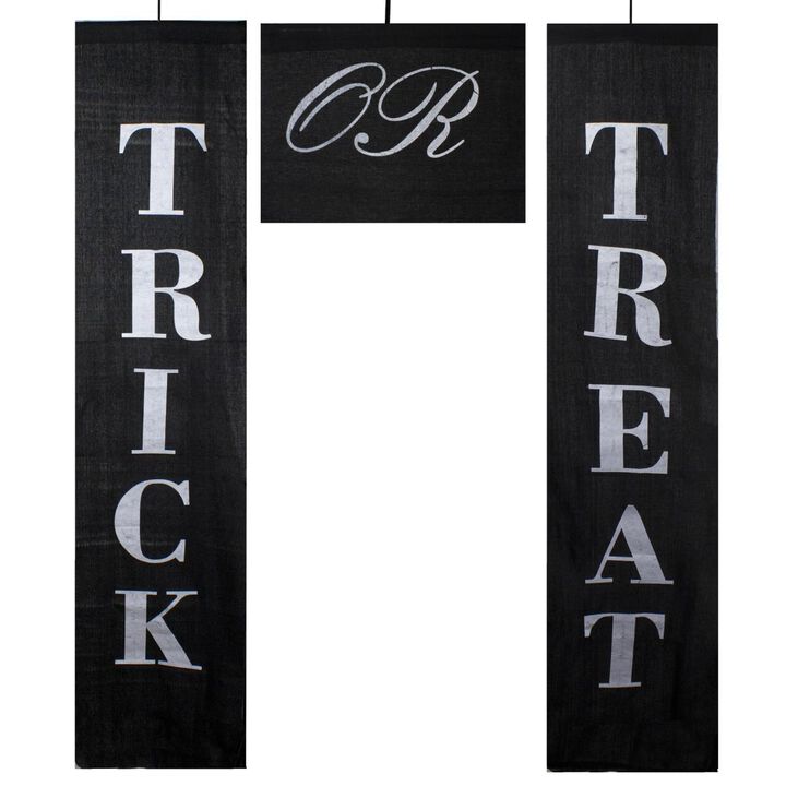 Northlight  19.25 in.  Trick or Treat Outdoor Halloween Banner  Set of 3