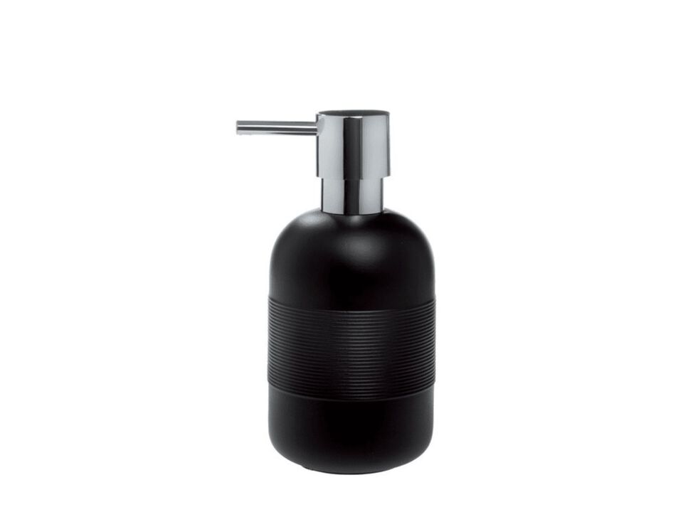 Spirella KYOTO Black Ceramic Soap Dispenser