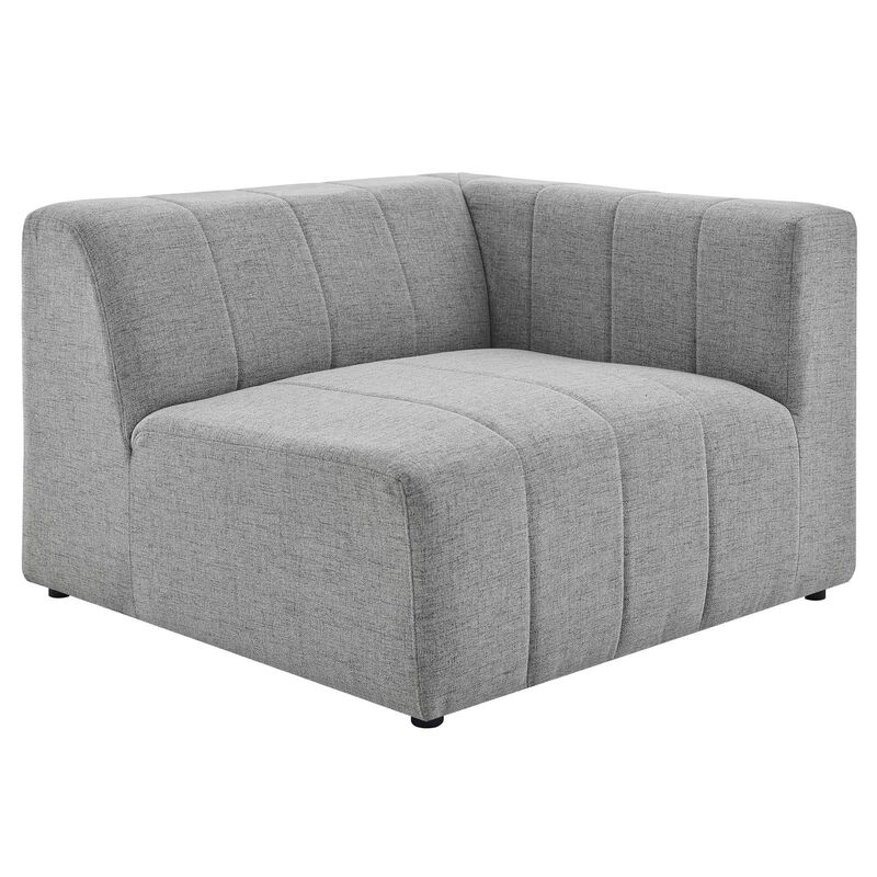 Bartlett Upholstered Fabric Right-Arm Chair Light Gray image number 1