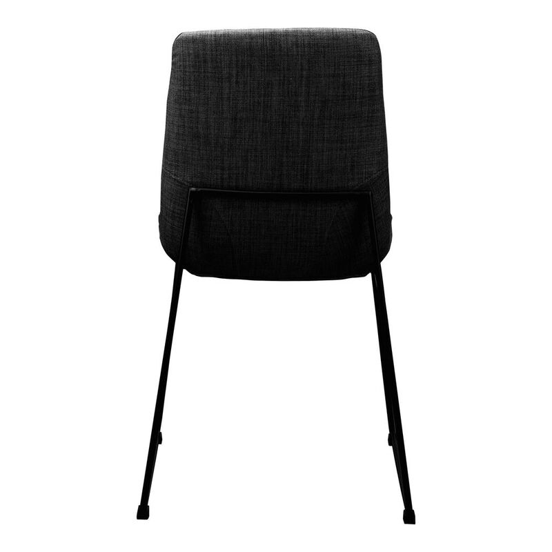 Moe's Home Collection RUTH DINING CHAIR BLACK-M2