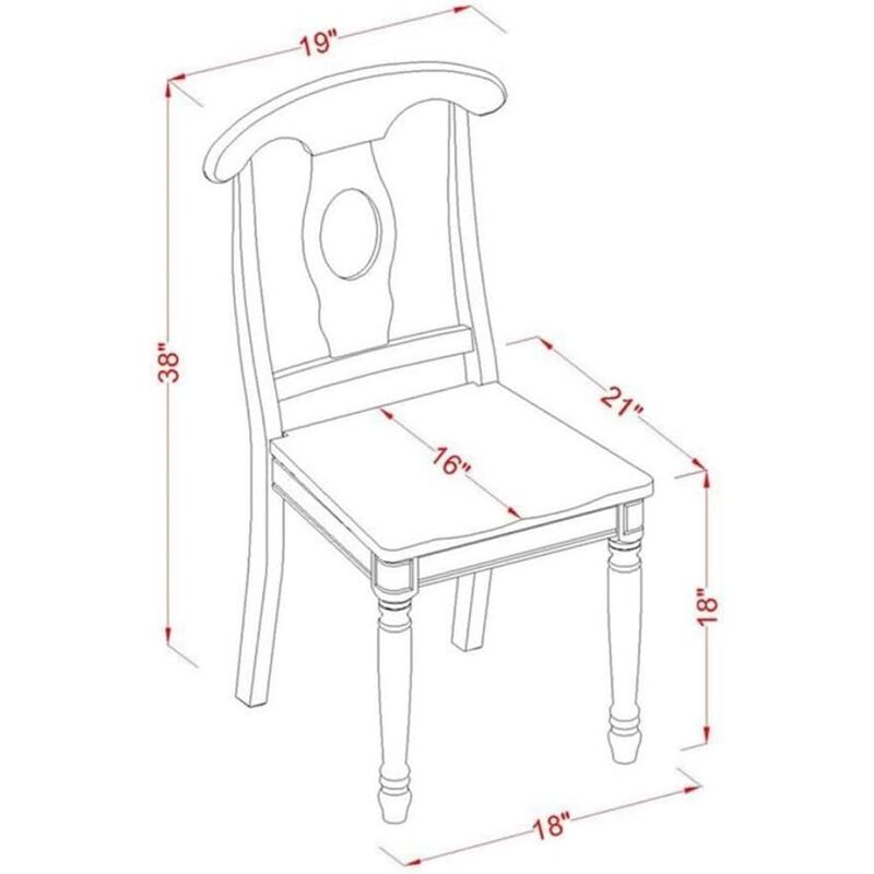 Dining Room Set Black & Cherry