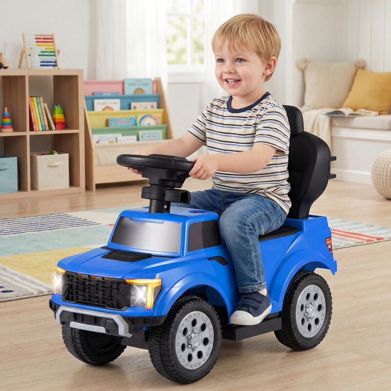 Toddler 3 in 1 Push Ride On Car for Park Backyard and Outdoor Use image number 3