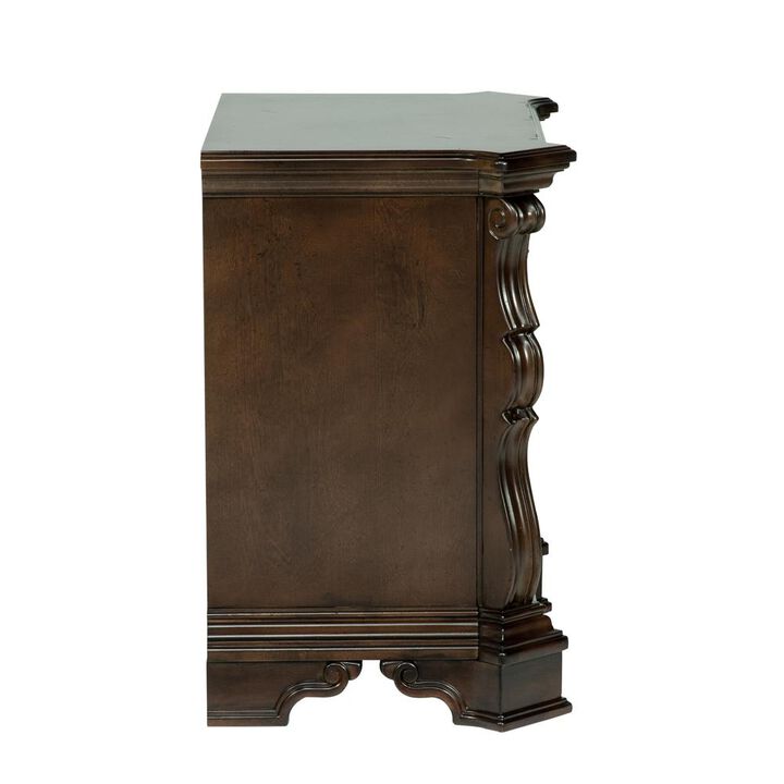 Liberty Furniture Arbor Place Night Stand in Brownstone