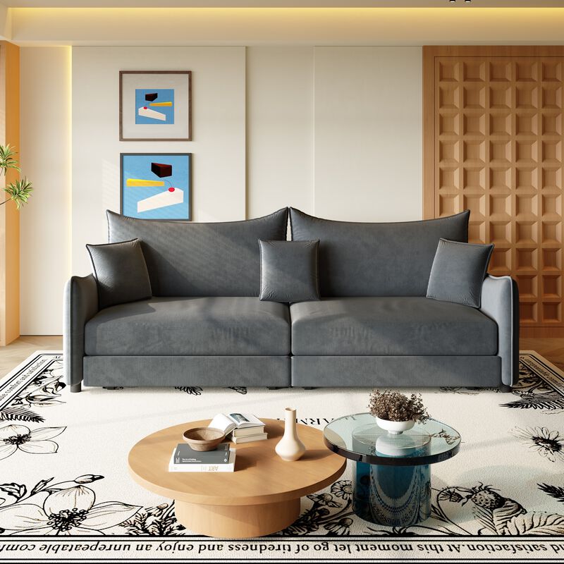Swofir Pull Out Sleeper Sofa Bed image number 1