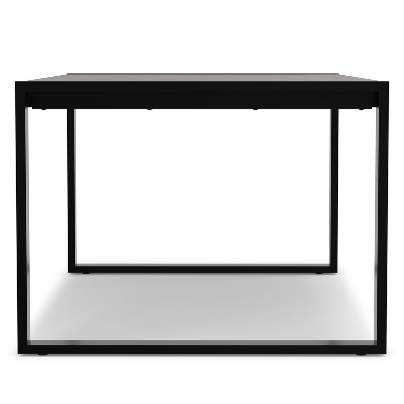 McKenzie 66 inch x 40 inch Rectangle Modern Industrial Dining Table in Smoky Grey image number 3