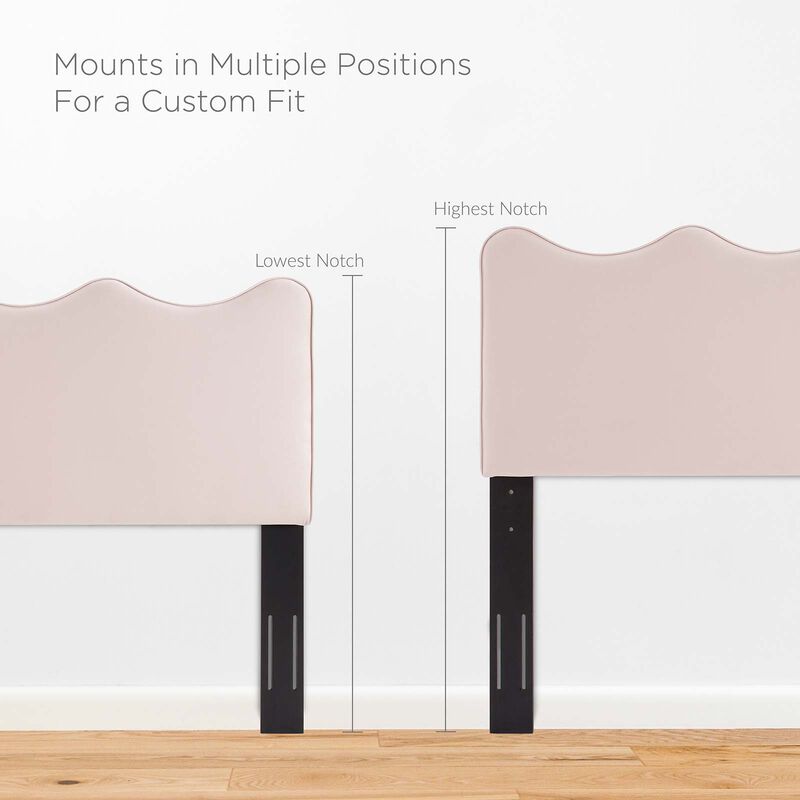 Modway - Current Performance Velvet Full Platform Bed image number 7