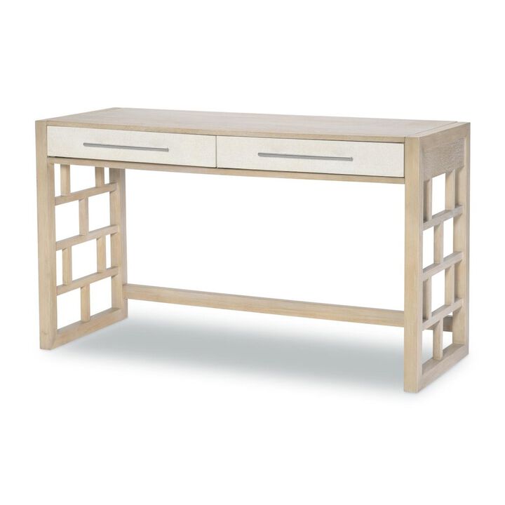Legacy Classic Biscayne Desk - 2 Drawer, Malabar with Alabaster Fronts